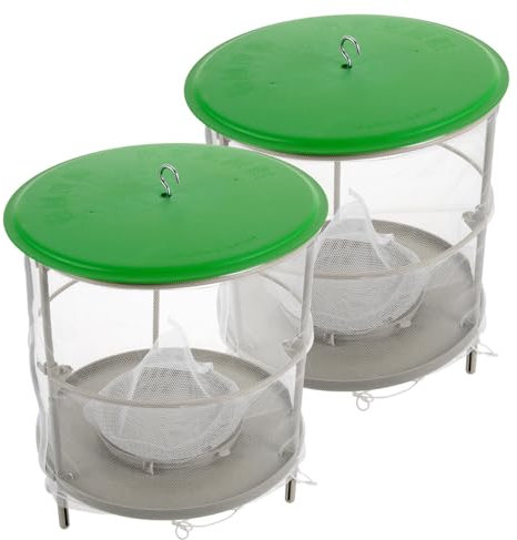 Toddmomy 1 Jeu Attrape-Mouches Filet Dissuasif en Volant Vole Receveurs Attrape-Mouche Pièges Moustiquaire Moustique Jouets Cages À Mouches Plastique 2 Pièces