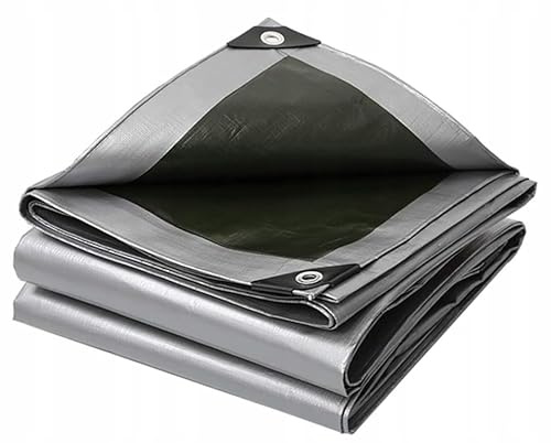 Bâche de Protection Universelle avec œillets - Résistante à la déchirure et aux UV - Résistante à la moisissure - 260 g/m² - Différentes Tailles - 6 m x 8 m