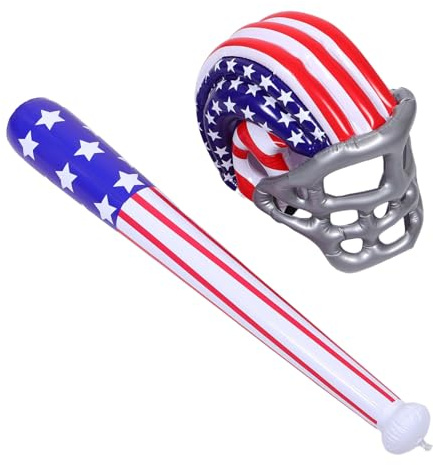 FUNOMOCYA Mazza Baseball Gonfiabile e Cappello Giocattolo Sportivo per Feste di Compleanno Premi di Carnevale Articoli per Piscine e Giochi all Aperto