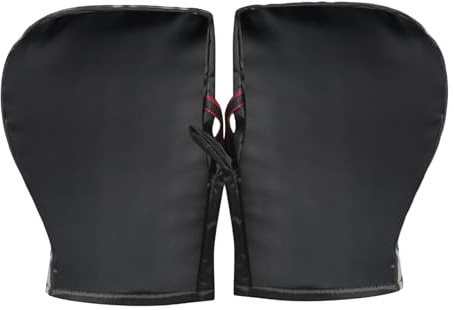 Renchey Gants Chauds pour Guidon De Moto | Accessoires de Cyclisme Résistants au et Imperméables avec Bandes Réfléchissantes - Manchons De Guidon Moto - pour Route Quotidien Week-End