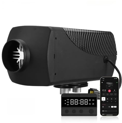 Sunster 8KW Diesel Air Heater, GSM LTE 4G Control Diesel Heater, 12V 24V All-in-One with Automatic Thermostatic, Parking Heater for Campervan RV Indoor(NO SIM card)
