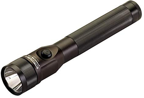 Streamlight 75811 Stinger DS 425-Lumen 26000-Candela Rechargeable LED Flashlight with Dual Switches and AC Steady Charger, Black