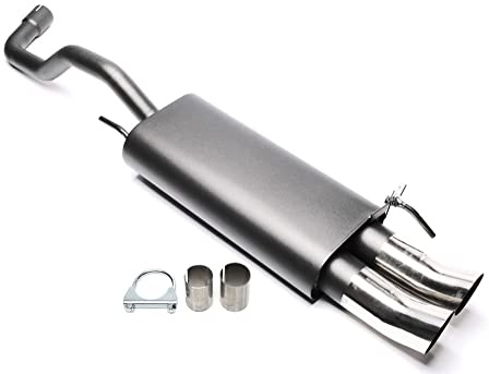 TA Technix Sportendschalldämpfer 2x76mm DTM VW Polo 6N/6N2