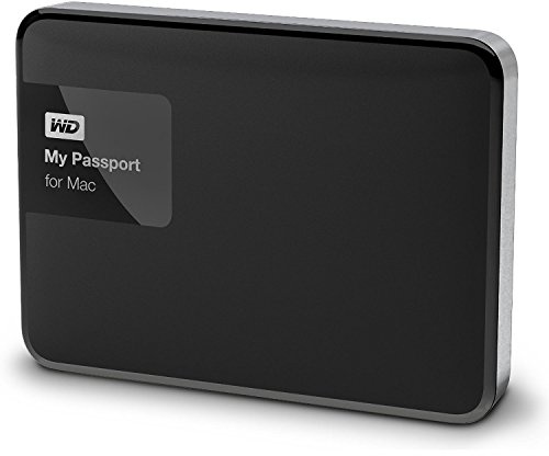 WD My Passport WDBJBS0010BSL-NESN - Disco Duro Externo portátil (1 TB, USB 3.0, para Mac)