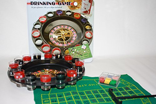 Roulette Trinkspiel Party Geburtstag für 2-8 Spieler