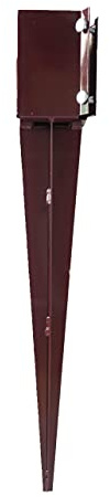 Fence Post Spike Support Holders Drive Down 600mm 4 / 100mm Like Metpost Holder x 3
