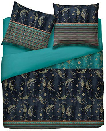 Bassetti Mako-Satin Bettwäsche Gradara B1 1 Bettbezug 155 x 220 cm + 1 Kissenbezug 80 x 80 cm