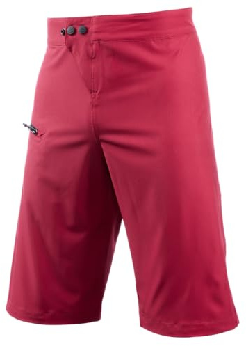 O'NEAL | Pantalon de VTT | VTT DH Downhill FR Freeride | Respirant, Ouvertures d'aération découpées au Laser, Coupe Active | Matrix Short V.22 | Adulte | Rouge | Taille 30/46