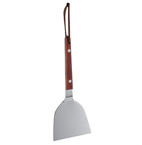 DEWIN Wok-Pfannenwender, Metall-Pfannenwender, Edelstahl, Pfannenkuchenschaufel, Grillschaufel, Griff, Küchenschaufel, 85 Schaufel