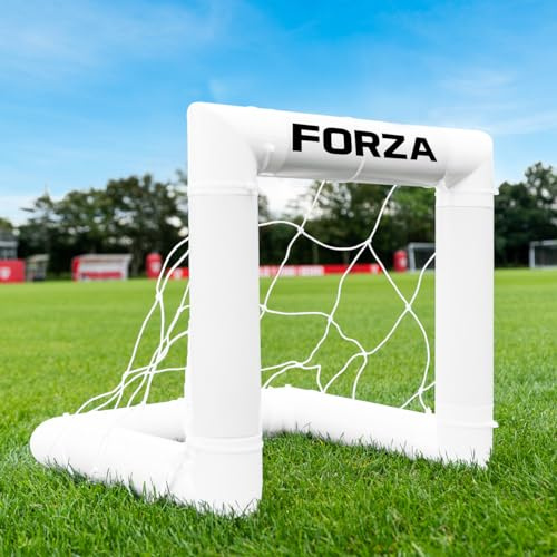 FORZA Das kleinste Ziel der Welt | Mini Fußballtor für Präzisions-Torschuss-Training, strapazierfähiges PVC