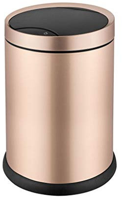 TEmkin Poubelle à capteur Poubelle Intelligente Poubelle Intelligente avec Fermeture Manuelle Automatique Poubelle de 10 L Cuisine (Couleur: Paquet de 3) (Argento)
