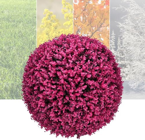 ATYUJKB Buchsbaumkugel Künstlich Topiary Kugel 45cm, Künstliche Simulierte Graskugel, Dekokugeln Aus Grünem Gras Grasball-dekor, Graskugel Deko für Die Haustür, Den Hinterhof