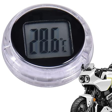 Generic Compteur De Température De Voiture, Thermomètre Numérique À Affichage LCD, Résistant Aux Intempéries, Polyvalent, Idéal Pour Véhicules Électriques