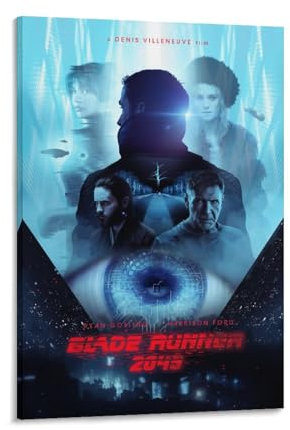 Voliko Filmposter Blade Runner 2049, Wandkunst, Bild, Malerei, Poster, Poster, Kunstwerke, Raumdekoration, 60 x 90 cm