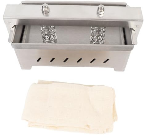 Herramienta de Prensa de Carnes, Herramienta de Prensa de Hamburguesas de Acero Inoxidable, Máquina Multifuncional para Hacer Jamón para Tofu, Cerdo, Tocino de Res, Máquina de