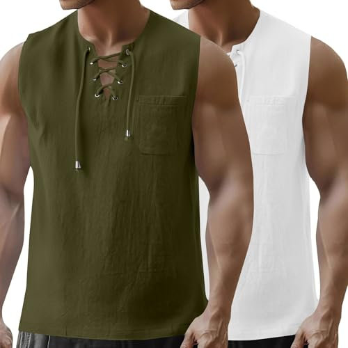 Herren Tanktop Ärmellos Bequeme Hemd Outdoor Strandhemd Tee Top für Men Shirt Freizeit Oberteile Einfarbige Businessbluse 2025 Pullover Bequem Trägershirts Stretch Sportunterhemden Quick Dry Blusehemd