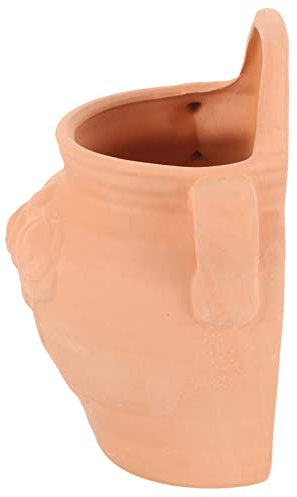 JOINPAYA Sospeso da Terracotta per Piante Fioriera Appesa Decorativa per Balcone Draining Design e Pratico per Ed Esterno