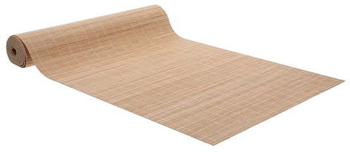 Ciieeo Mantel Individual de Bambú Recortable 30 CM, Tejido Pulido, Cubierta de Mesa Natural de 2 M para Cocina y Banquetes