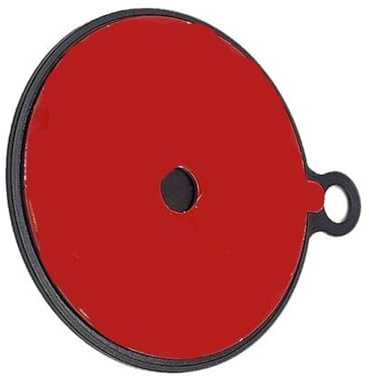 Tampon de montage adhésif pour tableau de bord 75 mm/95 mm, disque rouge, support de téléphone, base de navigation