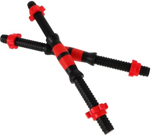 KICHOUSE 2 pezzi Barre Manubrio Set con Vite di Bloccaggio Rapido Impugnature Antiscivolo per Palestra Adatte Sollevamento Pesi e Allenamento Forza Completo Colore Casuale Colore Casuale