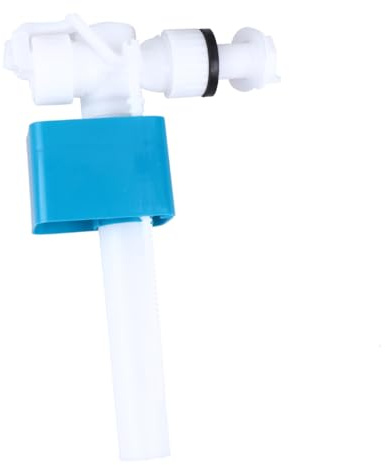 Valvola Ingresso Laterale per Cassetta Wc Galleggiante Regolabile | Abs, Tubo Plastico 1/2 Pollice, Ricambio per Vaschetta Bagno, Montaggio su Serbatoio Acqua