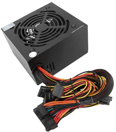 Generic Alimentatore Efficiente per PC Desktop da 300 W con Ventola a Regolazione Automatica della velocità per Supporto Lineback della Scheda Grafica per Giochi
