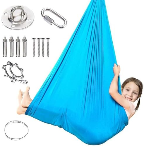 Aerial Yoga Swing 200 Kg Max -HäNgematte Indoor Mit Komplettem Zubehör (280 * 150CM),H