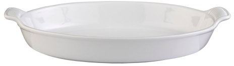 Le Creuset Heritage - Pirofila in gres porcellanato, colore: Bianco