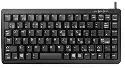Cherry Compact Keyboard G84-4100, distribución en español, Teclado QWERTY, Teclado con Cable, diseño Compacto, mecánica ML, Negro