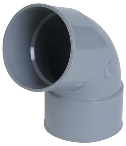 NICOLL COV50159 Coude Femelle 67°30-PVC Gris-Ø 100 mm-CT66
