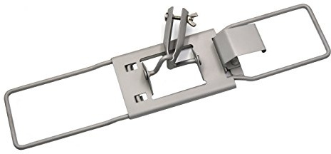 Bodenexpress Bodenwischer Halter Metall kompatibel Hara 42 cm | Kompatibel mit Hara und weiteren Wischsystemen, 42 cm Wischbreite, Metallhalter mit Fixierschraube, passgenau