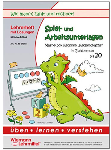 Arbeitsheft Mathematik Band 2, Zahlenraum bis 20, Lehrerheft | Wiemann Lehrmittel