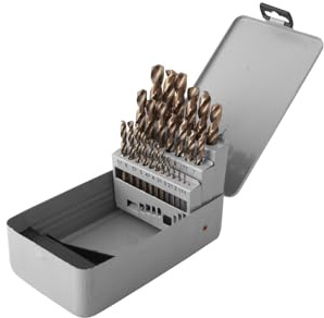 Coffret 25 forets HSS 5% Cobalt pour perçage de l'inox, aciers - EG 0680 - CLAS Equipements