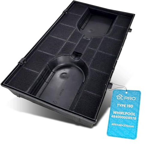DL-pro - Filtre à charbon actif - Pour hirlpool 484000008578, Wpro, CHF190, FAT190, AEG, Electrolux 9029793644, Type190 hotte aspirante