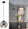 Lampada a sospensione vintage in vetro, lampadario cucina, on 1 Lampadine Extra, Cavo Regolabile, 1xE27, Potenza max 1x60 W, paralume da soffitto per cameretta, tavolo da pranzo, soggiorno, Ø 23 cm
