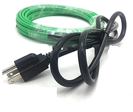 KEPOHK 1~15 m selbstregulierendes Heizkabel in der Wasserleitung 17 W/m Frostschutz-Heizdraht mit Stecker 3 Meter 110 V-mit-US