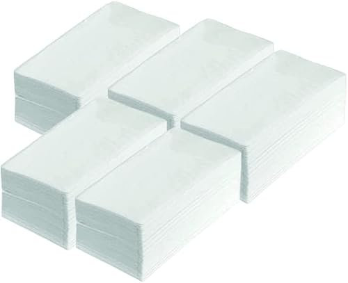 (8x250=) 2000 Barista Lot de 2000 serviettes en cellulose Blanc Pliage 1/8 17 x 8,5 cm Pour bistro | Imbiss | Food Gastro | Serviettes en papier pour la restauration
