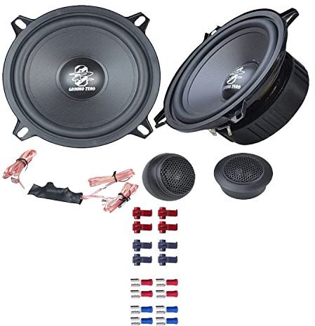Ground Zero GZFC130.2 Auto Lautsprecher Boxen 280 Watt 13 cm 2 Wege Kompo passend für BMW 3er (E36) 1991-1998 Fußraum vorne