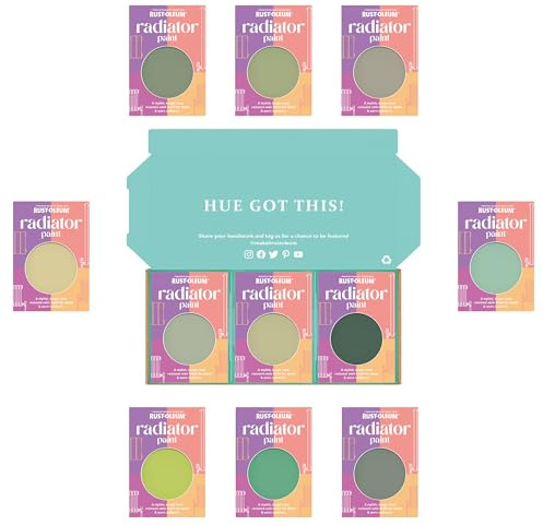 Rust-Oleum Radiator Paint in Satin Finish – Rich Greens Tester Box