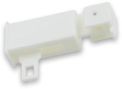 cyclingcolors Polea de tiro en poliamida marfil para barra de cortina en perfil ferroviario 24 x 16 mm Accesorio Persiana Ventana salediza Apertura Cierre