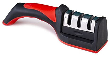 Sunicon Professioneller Messerschärfer, Rollmesserschärfer-Set für müheloses Messerschärfen des Werkzeugs, einfacher Heim-Messerschärfer, für gerade, Rollmesser