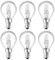 E14 G45 Halogenlampe 42W Dimmbar, Warmweiß 2700K, 613LM, AC 230V, E14 Classic Klar Glas Halogen Leuchtmitte, G45 Globe Schraubbirne für Deckenlampe, Wandlampe, Tischlampe, 6 Stück