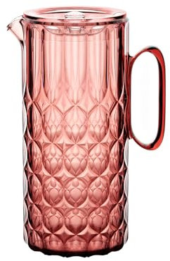 Guzzini - Vanity, Caraffa con coperchio in Bio-based SAN e Bio-based SMMA - TERRA (Malva)