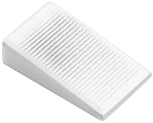 FAMSTURLON 16 x Möbelkeile, 5mm&10mm Höhe Plastik Keil (Weiß) | zum Ausgleichen von Schrank und Kommode
