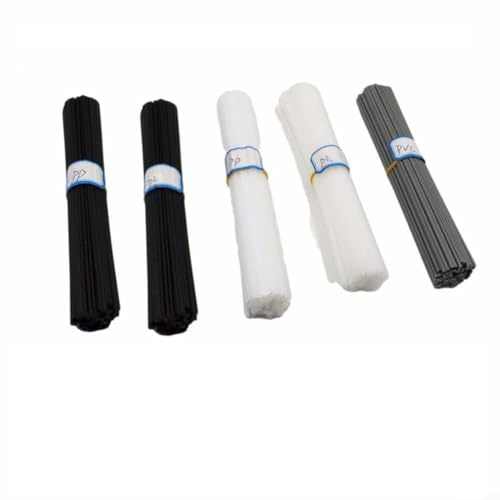 10 x Premium-Schweißstäbe aus PP-PVC PE, perfekte Ergänzung für jedes Reparatur-Set (weißes PP, 25 cm)