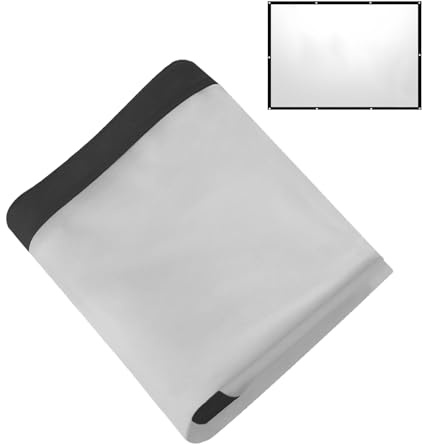 Pantalla de proyector para exteriores, pantalla de película portátil, hoja de poliéster plegable, pantalla resistente a la intemperie, proyección libre, panel de visualización ligero para smartphones