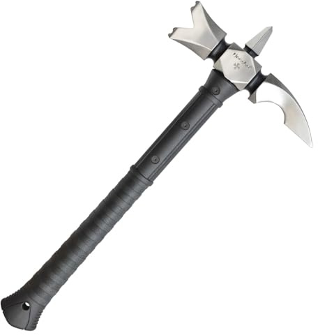 Honshu Spiked War Hammer | 8 2Cr13 Stainless Steel Head | Black Oxide and Satin Finish | Nylon Handle | Includes Sheath | 18 1/4 Overall Length