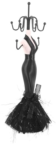 Hohopeti Espositore Collane e Orecchini in e Manichino per Stand Portaorecchini e Collane per Organizzazione Design per Casa e