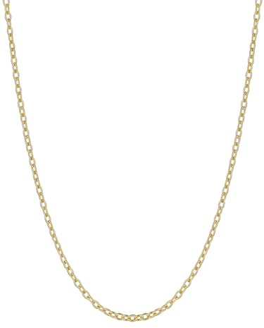 U7 Fin herrkedja 2,5 mm fängelsenät rostfritt stål, damkedja Rolo Mesh, storlek 41–76 cm, 61cm(24''), Rostfritt stål