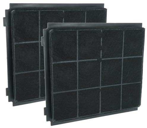 vhbw 2x Filtres à charbon actif remplacement pour Airforce FCH238, AFFCA238, AIRFCH238, AFCFCA238 pour hotte aspirante